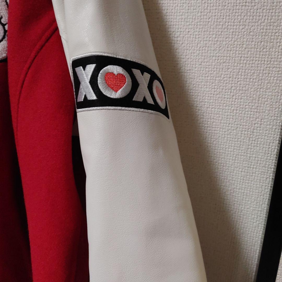 ぽこピーがち恋さんベティちゃんスタジャン 赤白