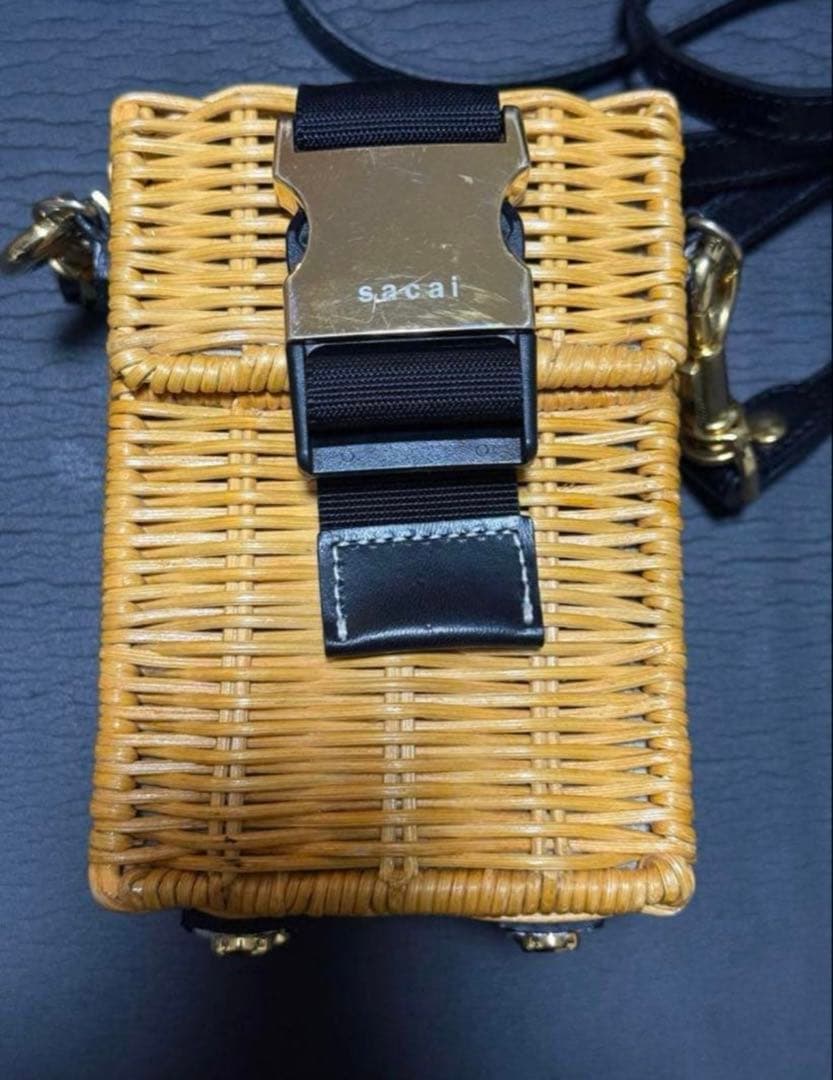 sacai かごバッグ　ラタン　サカイ　トートバッグ　ボディバッグ