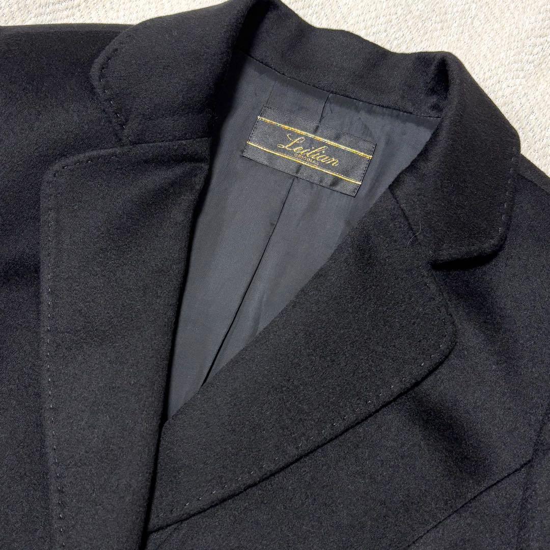 極上品 レリアン ロロピアーナ ジャケット カシミヤ100% ブラック