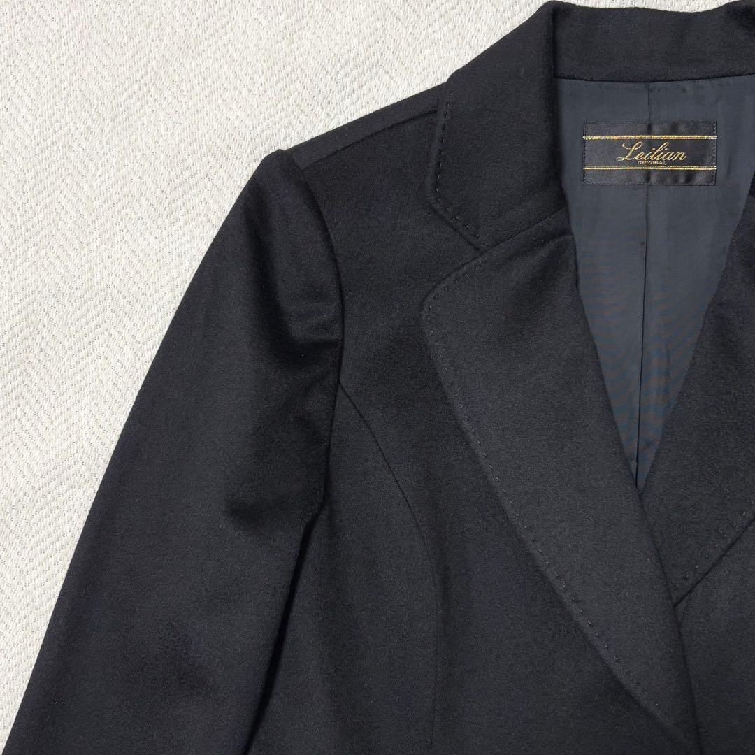 極上品 レリアン ロロピアーナ ジャケット カシミヤ100% ブラック