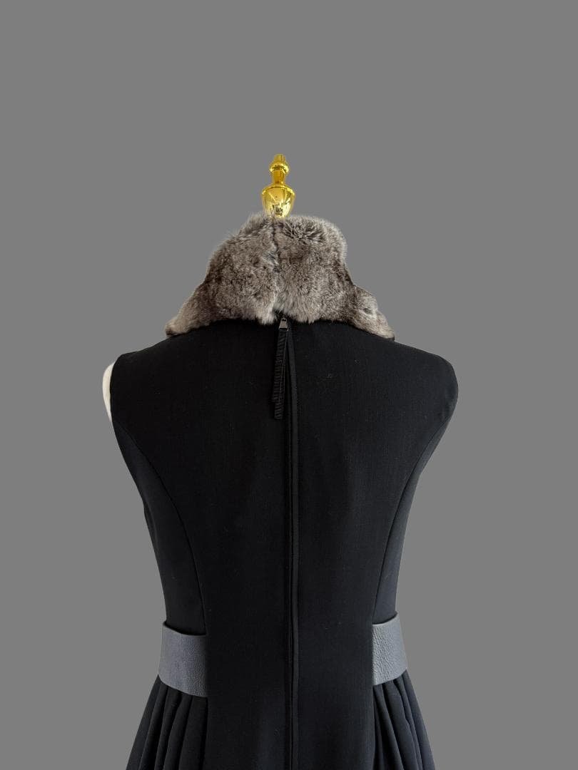 美品★FOXEY/フォクシーブティック マフラー チンチラ ファーティペット