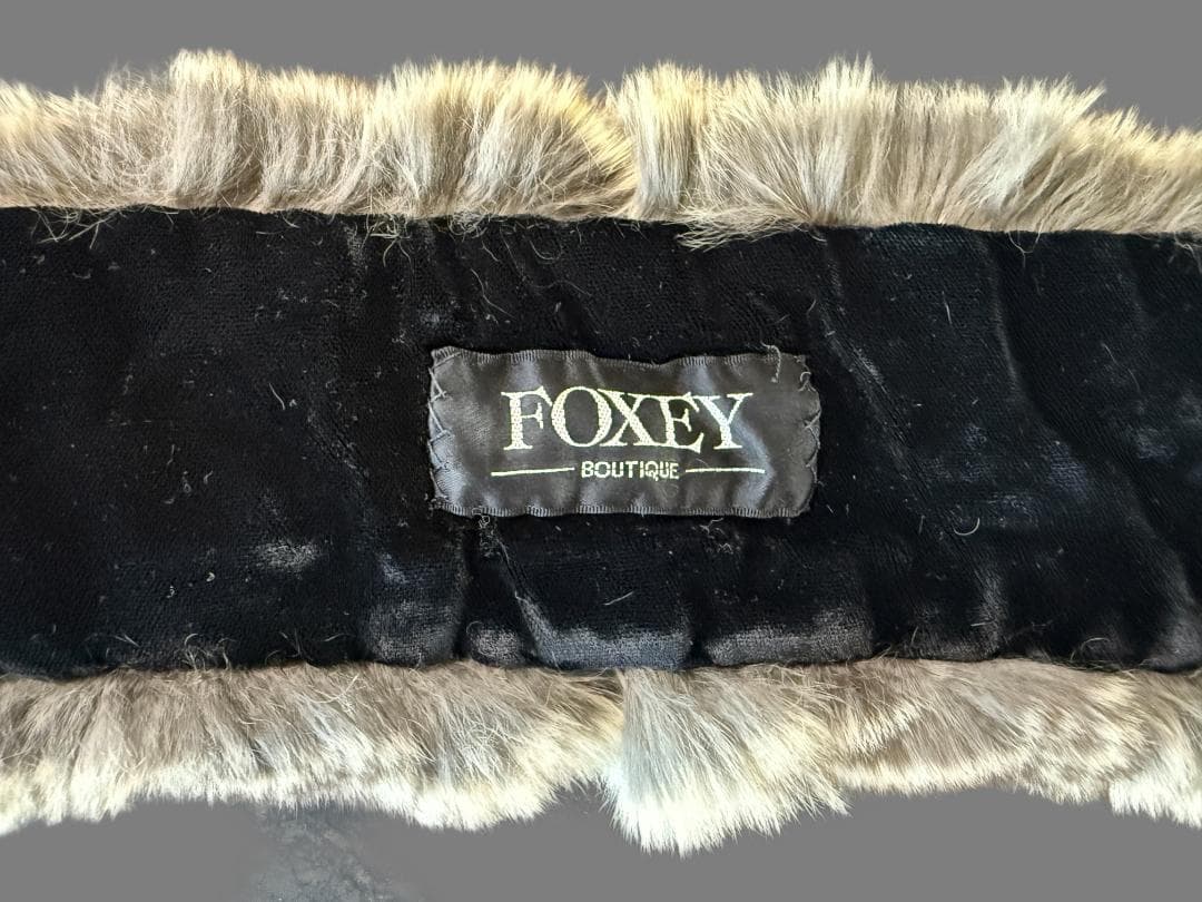 美品★FOXEY/フォクシーブティック マフラー チンチラ ファーティペット