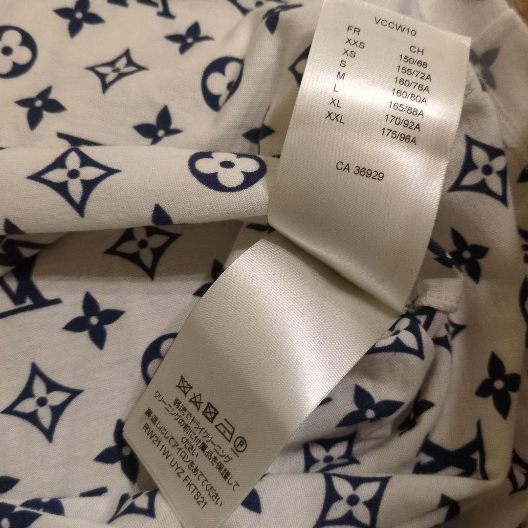 【新品】ルイヴィトン　エスカルプリンテッド　モノグラム　Tシャツ　チェーン