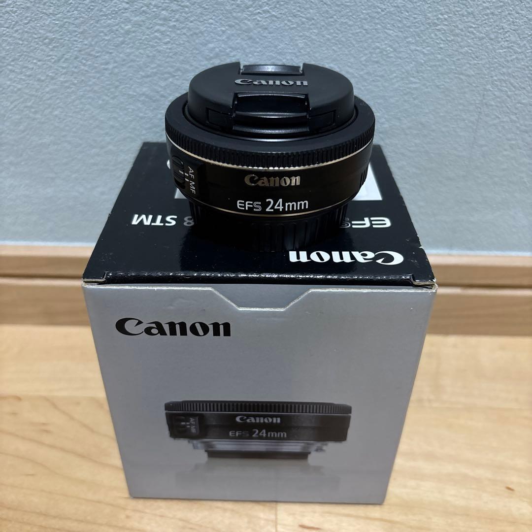 箱付 キヤノン Canon EF-S 24mm f/2.8 STM 単焦点レンズ