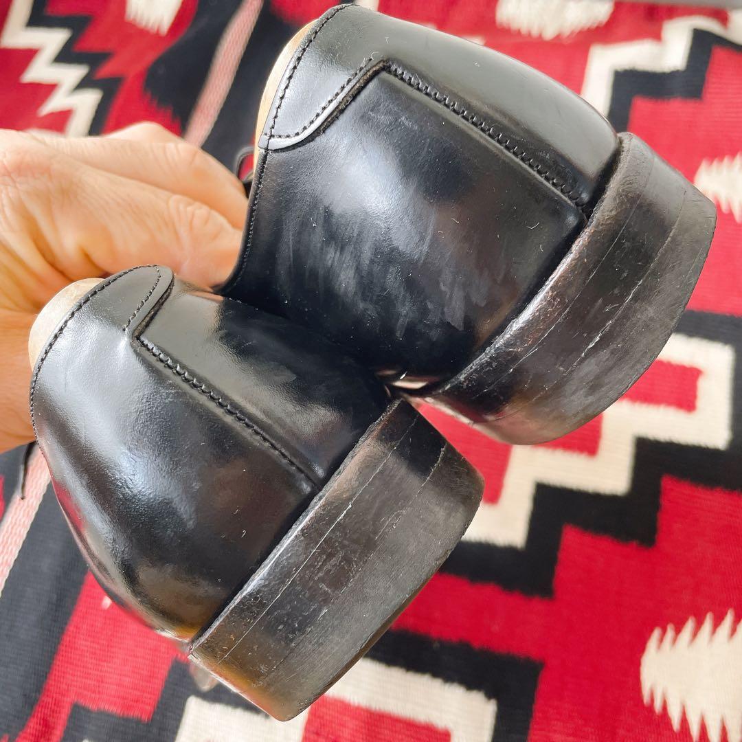 70s US NAVY サービスシューズ 1974年会計 ヴィンテージ