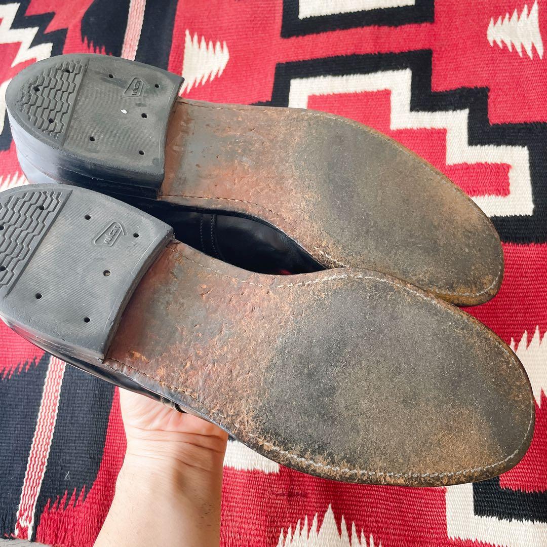 70s US NAVY サービスシューズ 1974年会計 ヴィンテージ