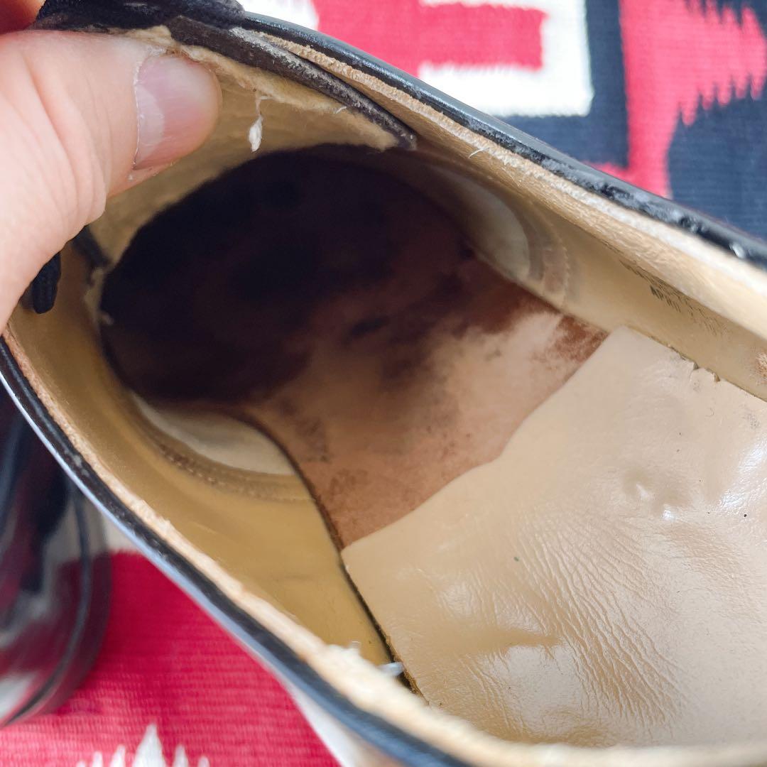 70s US NAVY サービスシューズ 1974年会計 ヴィンテージ