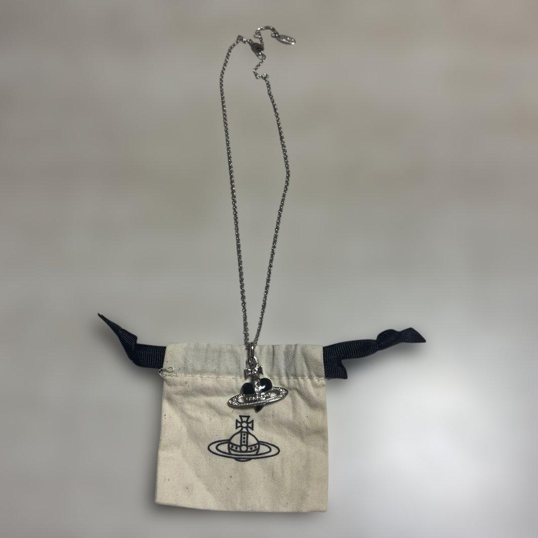 ヴィヴィアンウエストウッド オーブ ネックレス シルバー 保存袋付きユニセックス