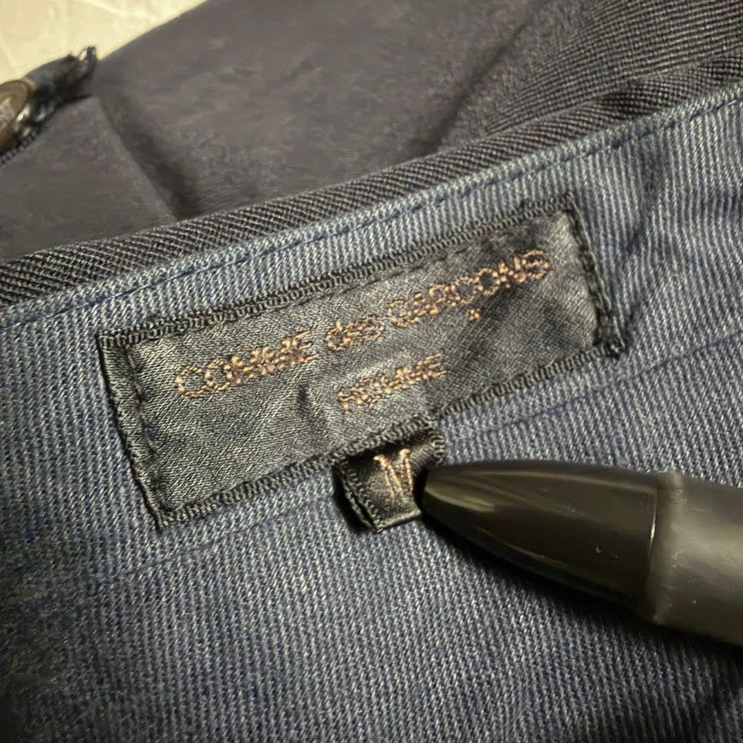 田中オム　80s コムデギャルソン　スラックス　ダークネイビー　ツータック