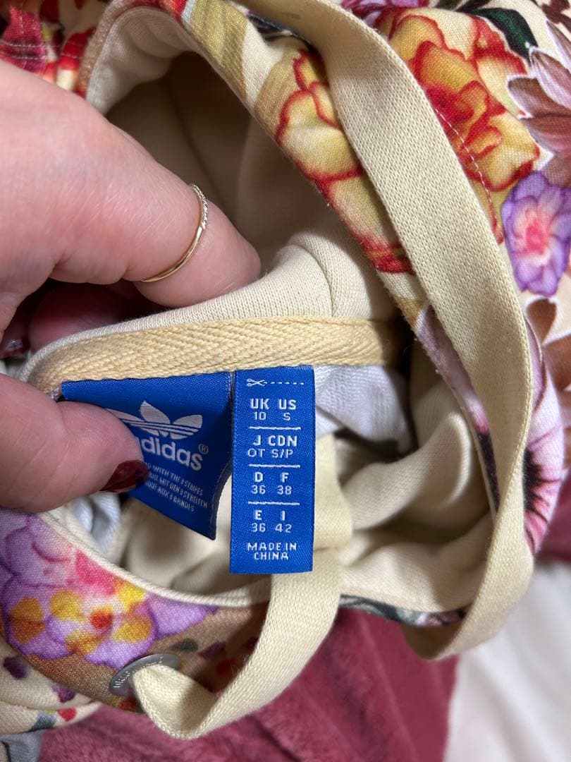 【希少】adidas originals × FARM 花柄 パーカー