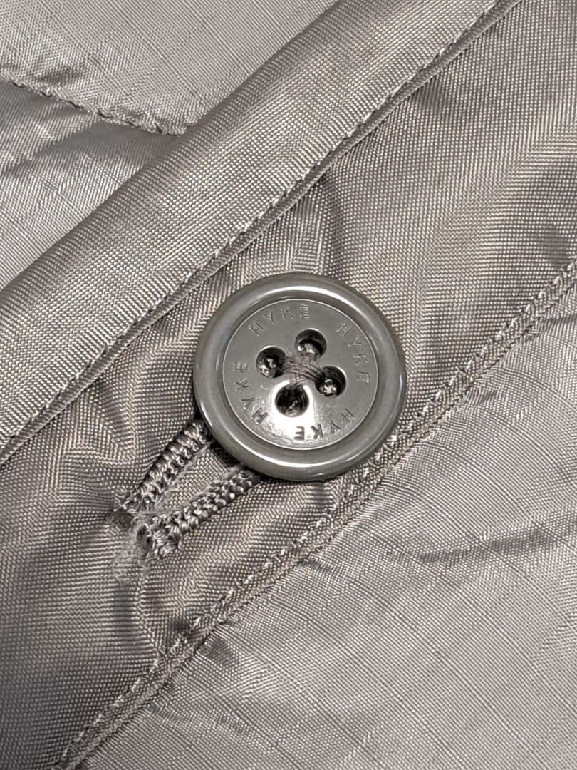 美品　HYKE ハイクキルティングベストQUILTED CROPPED VEST