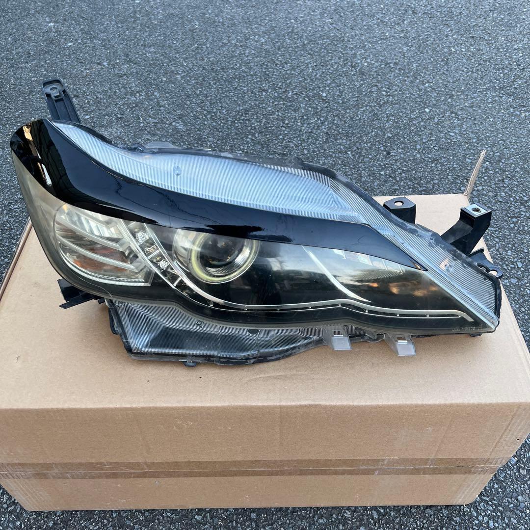 130系マークX 前期 社外ヘッドライト左右 アイライン付き ジャンク