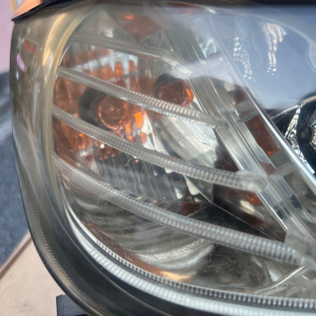 130系マークX 前期 社外ヘッドライト左右 アイライン付き ジャンク