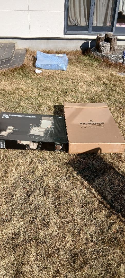 Yascon専用タラスブルバチェア　インフィニティチェア ブラウン2台