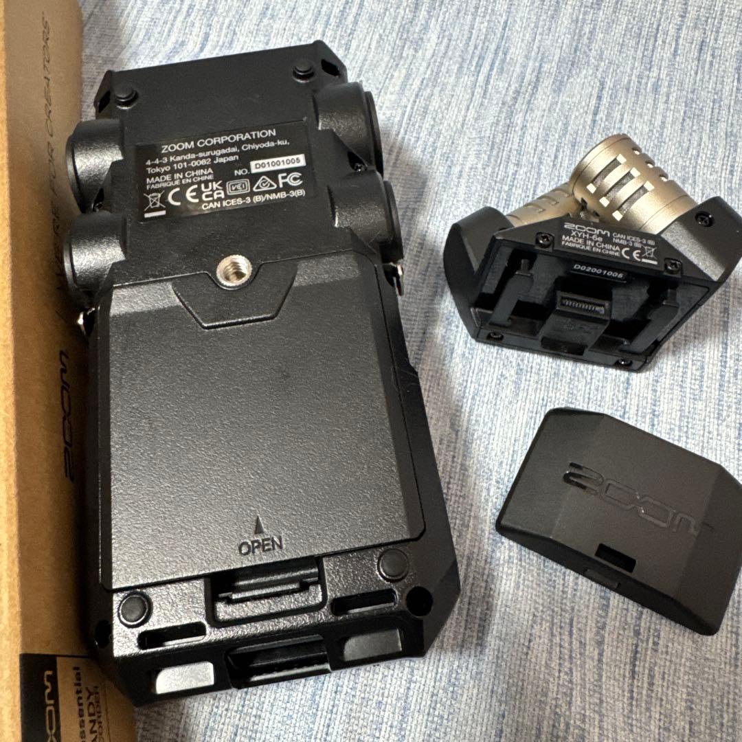 32bitフロート録音対応 ZOOM H6essential ハンディレコーダー