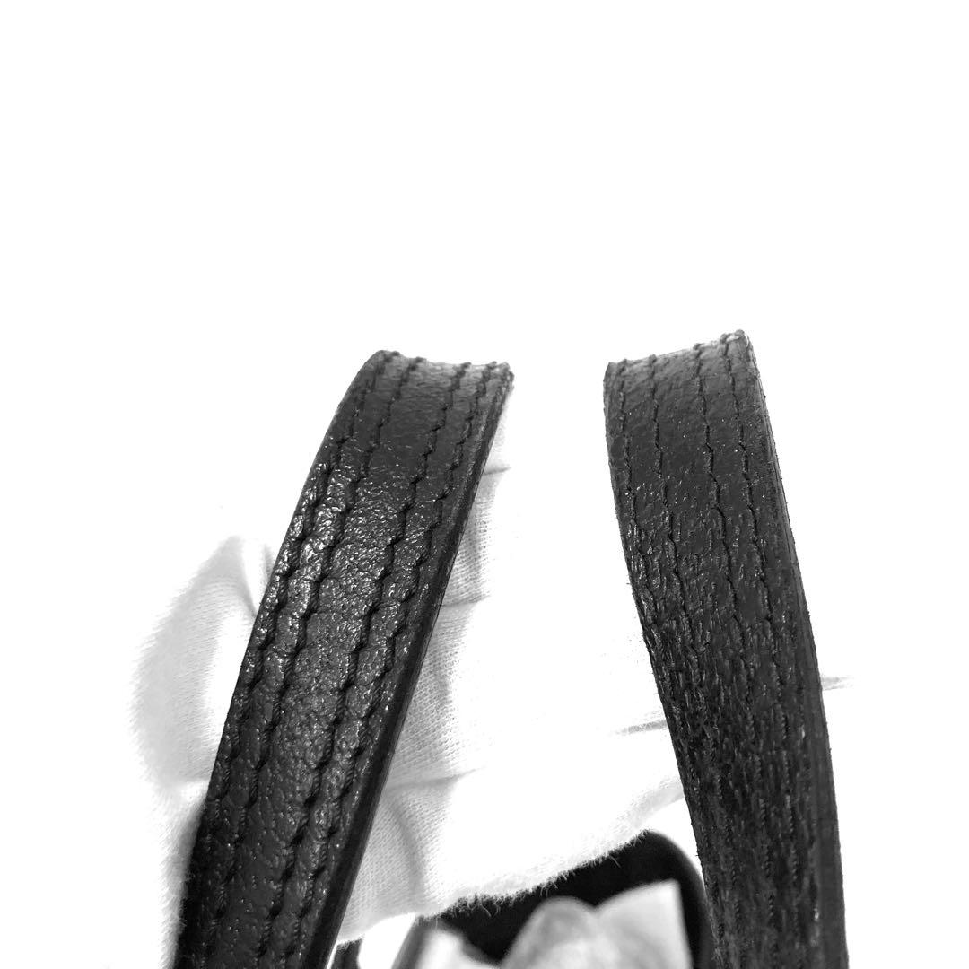 美品　グッチ　GUCCI トートバッグ　黒　ショルダーバッグ　キャンバス　GG