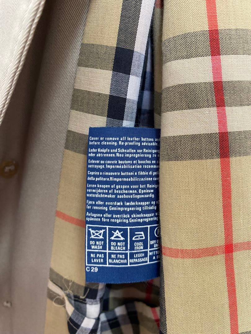 Burberryステンカラーコート　トレンチコート　ベージュ