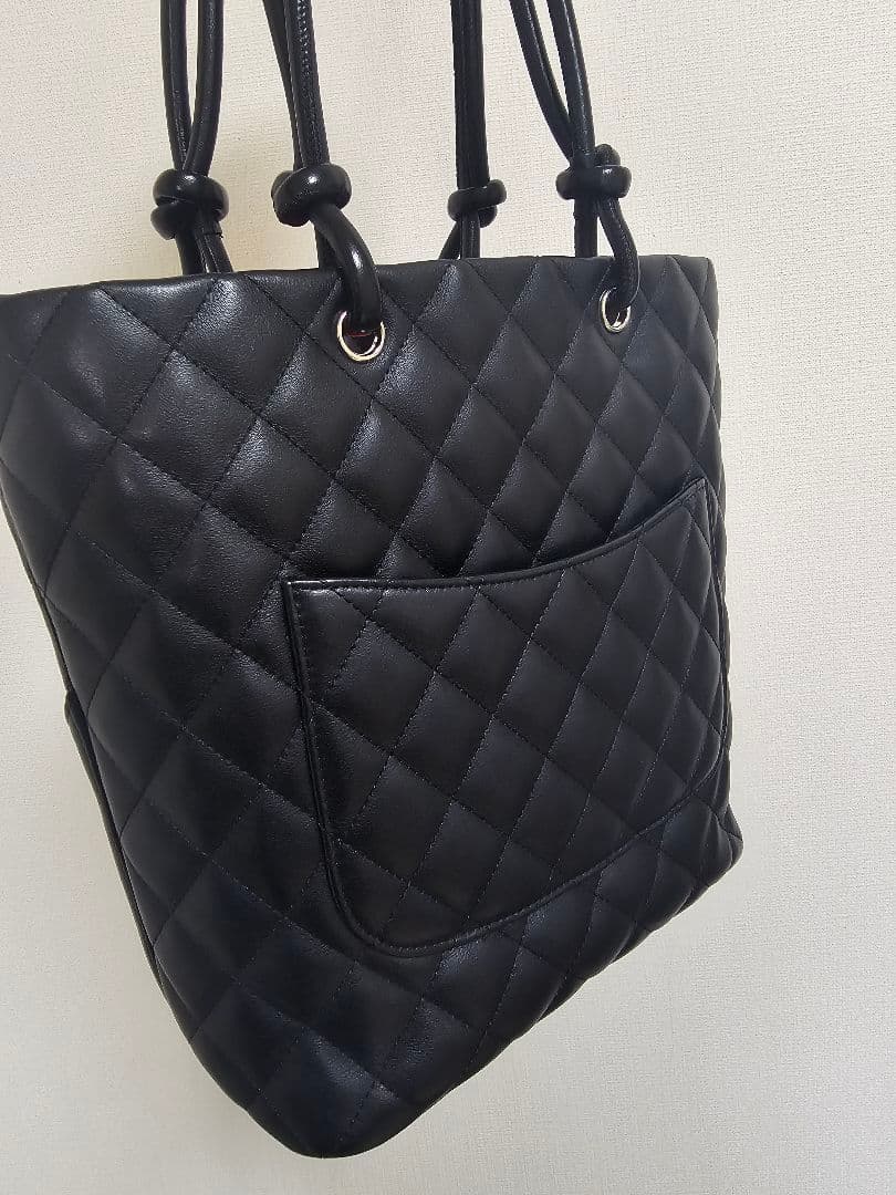 *超美品* CHANEL キルティング カンボンライン トートバッグ