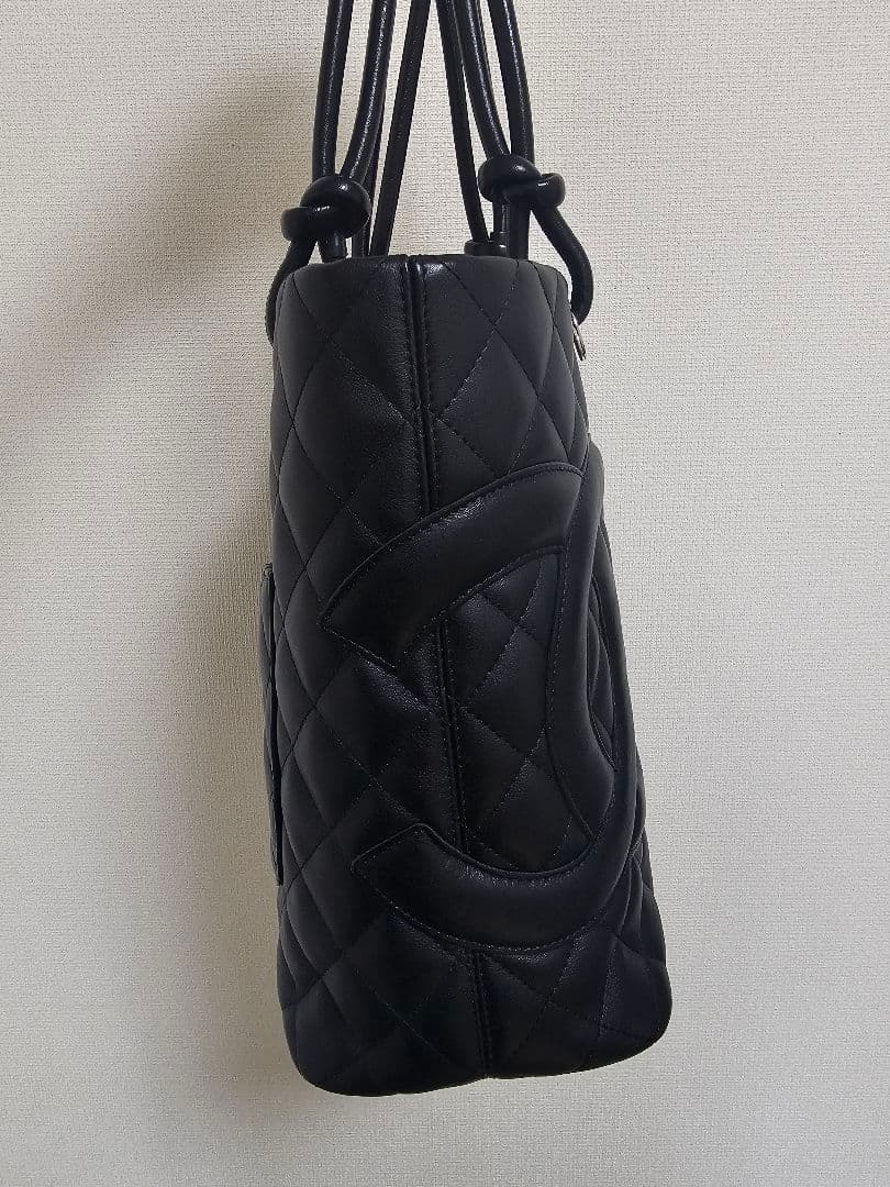 *超美品* CHANEL キルティング カンボンライン トートバッグ