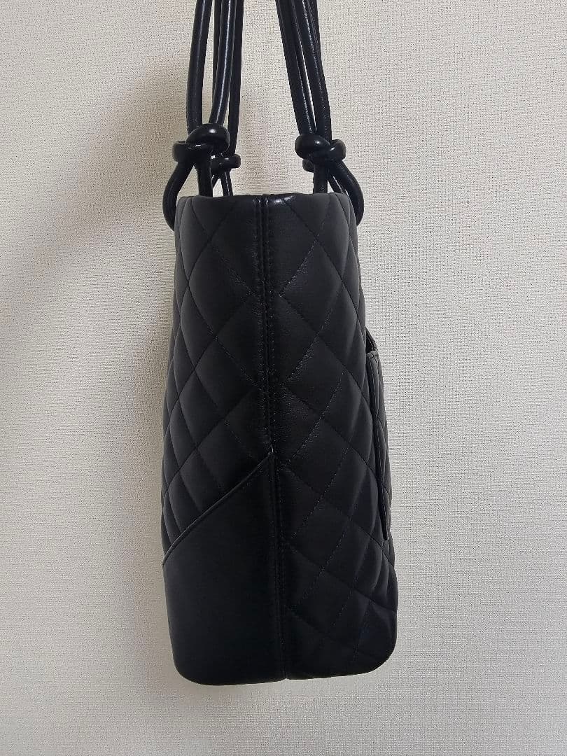 *超美品* CHANEL キルティング カンボンライン トートバッグ