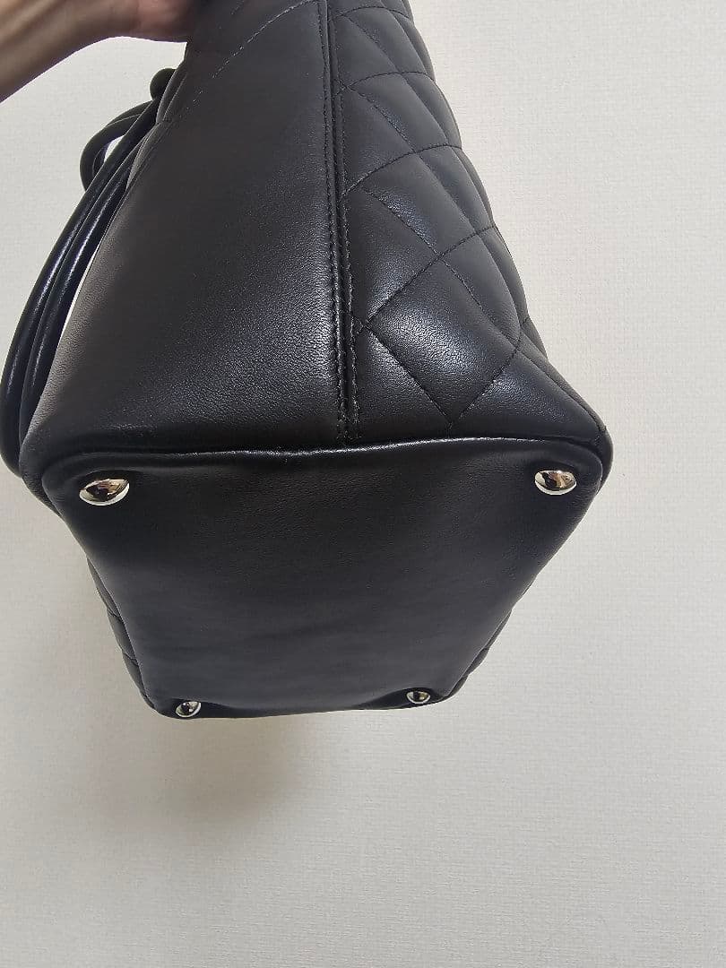 *超美品* CHANEL キルティング カンボンライン トートバッグ