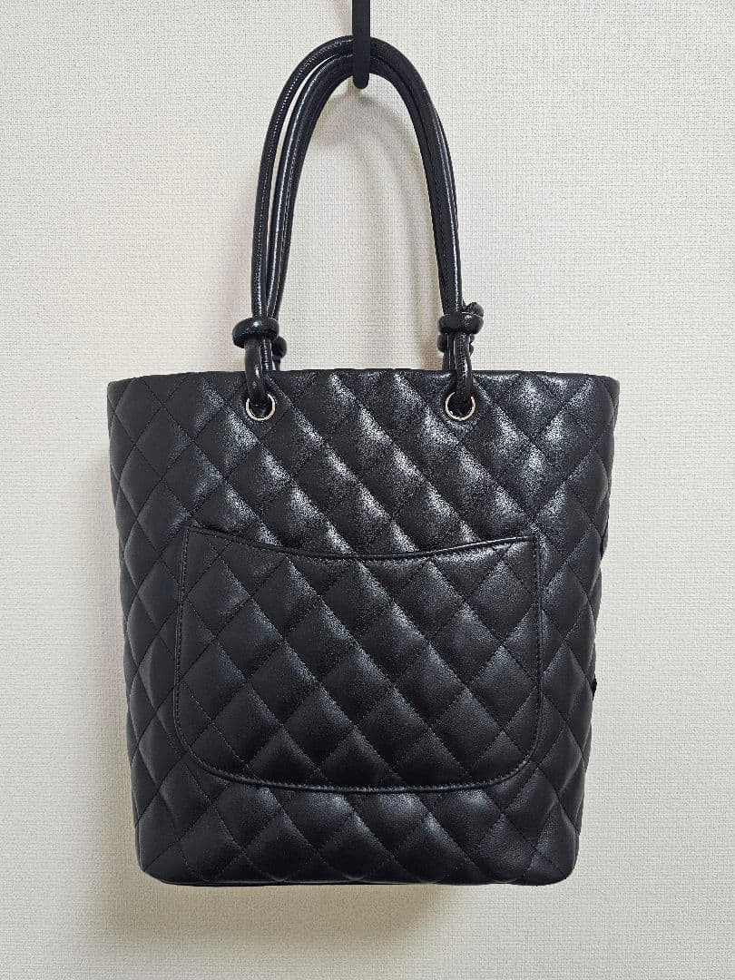 *超美品* CHANEL キルティング カンボンライン トートバッグ