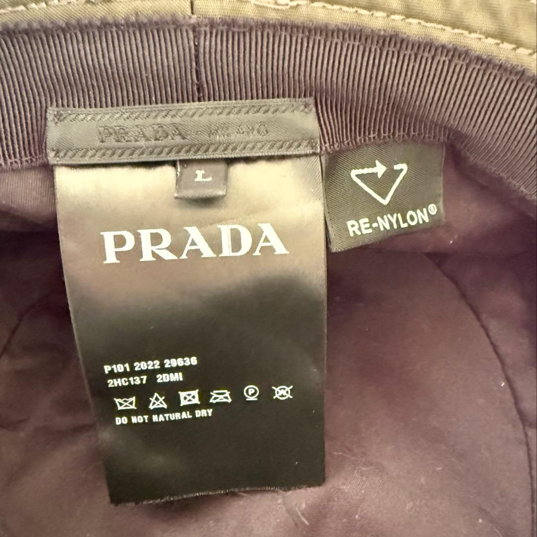 大特価　PRADA RE-NYLON バケットハット Lサイズ オリーブグリーン