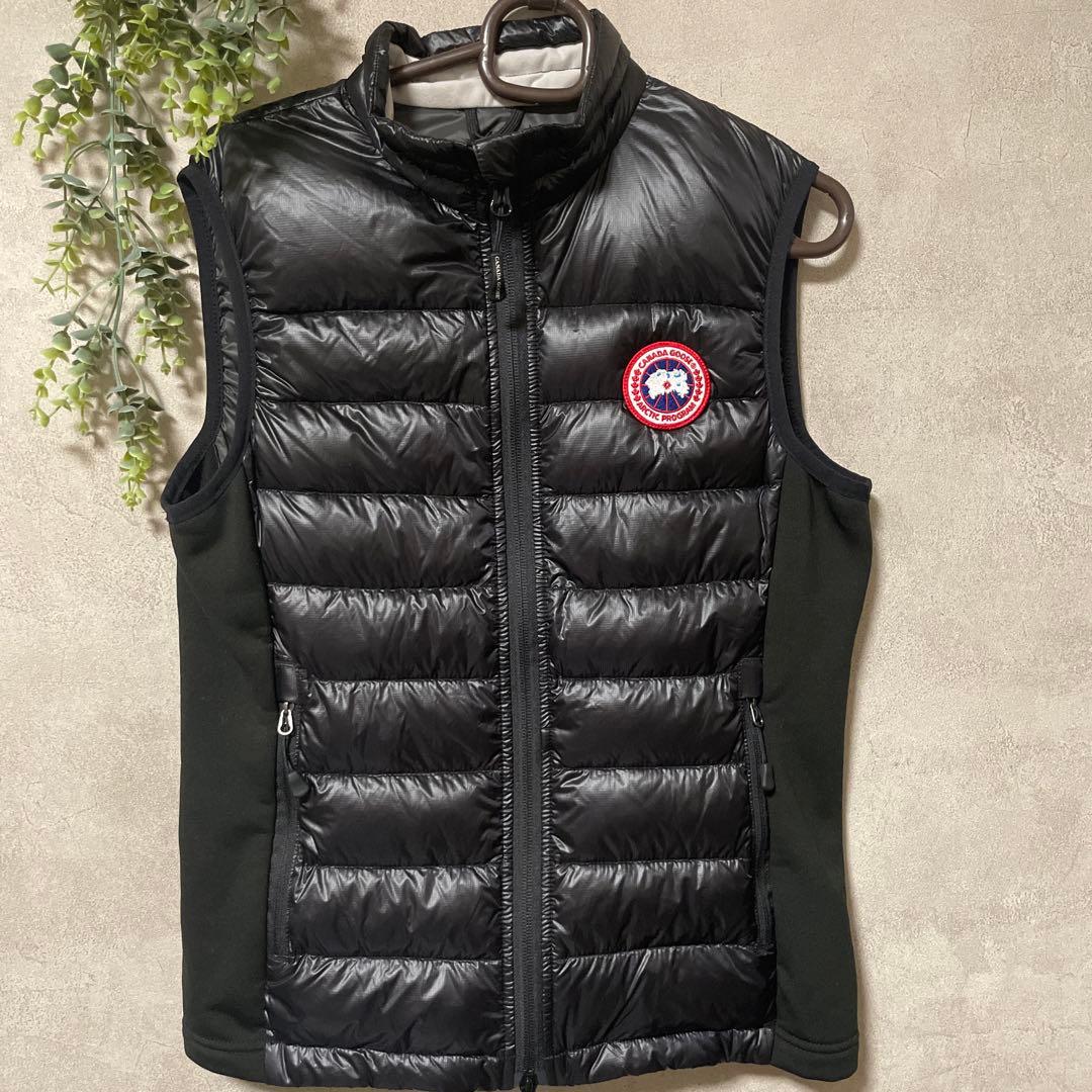美品　カナダグース　ダウンベスト　ハイブリッジライトベスト　XS ブラック