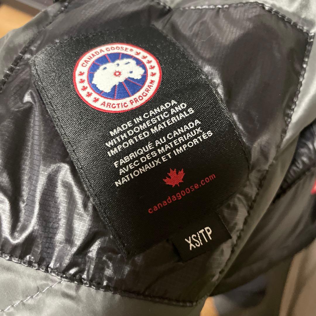 美品　カナダグース　ダウンベスト　ハイブリッジライトベスト　XS ブラック