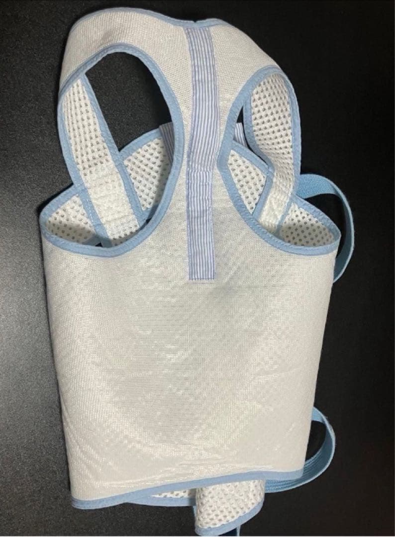 アイアンバロン 美品　介護用ハーネス 使用数日　かわいい水色です