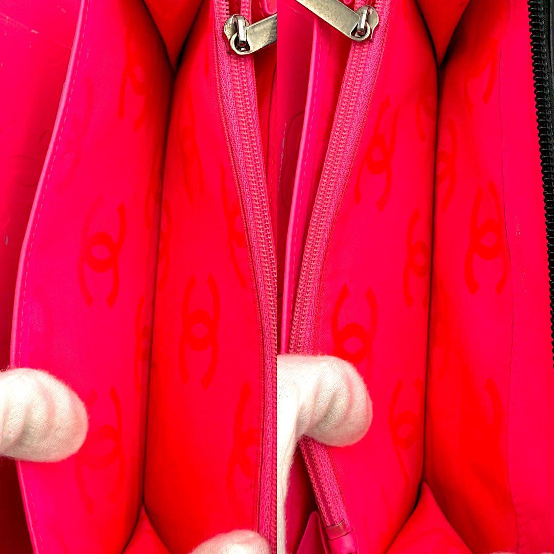 【あいあい様】専用カンボンライン ラウンドファスナー オーガナイザー 黒×ピンク