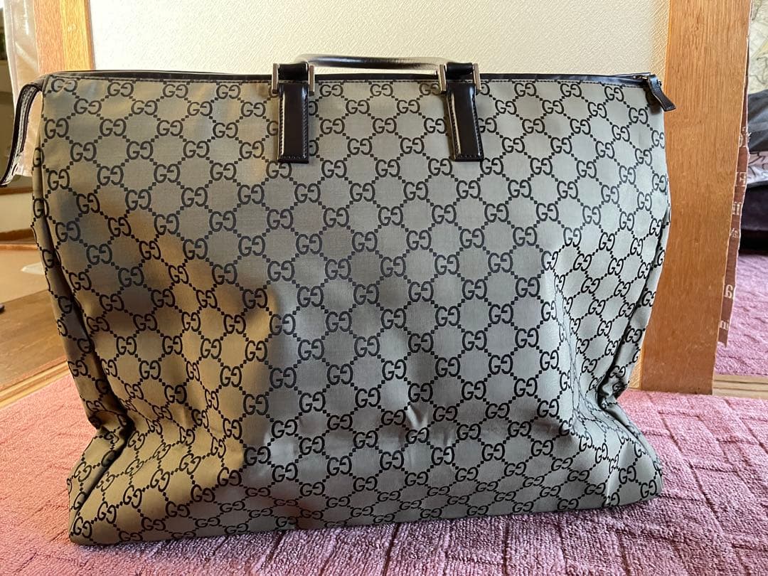 ★GUCCI GGパターン ナイロンビジネスバッグ 大きめ