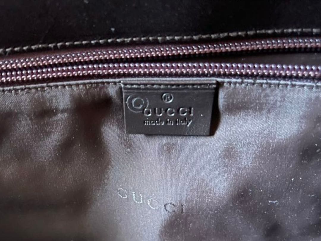 ★GUCCI GGパターン ナイロンビジネスバッグ 大きめ