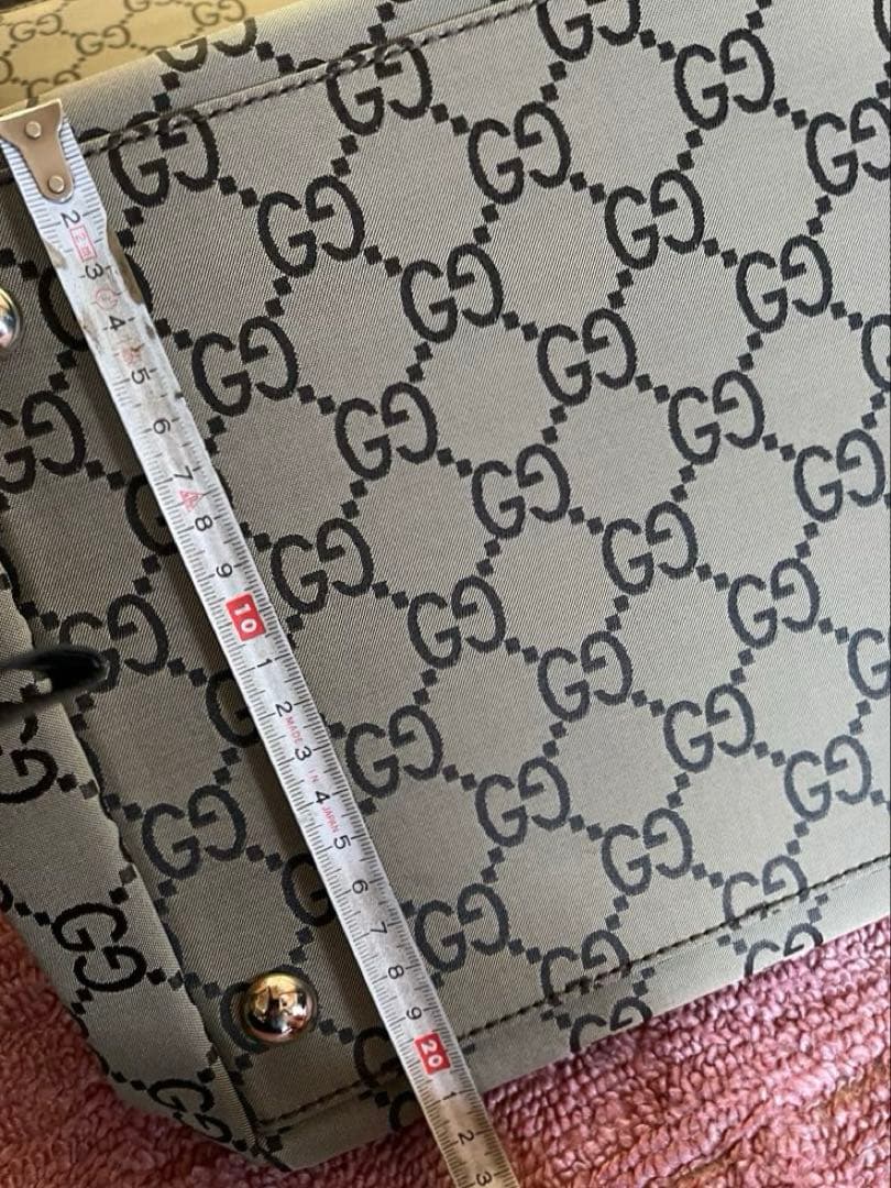 ★GUCCI GGパターン ナイロンビジネスバッグ 大きめ