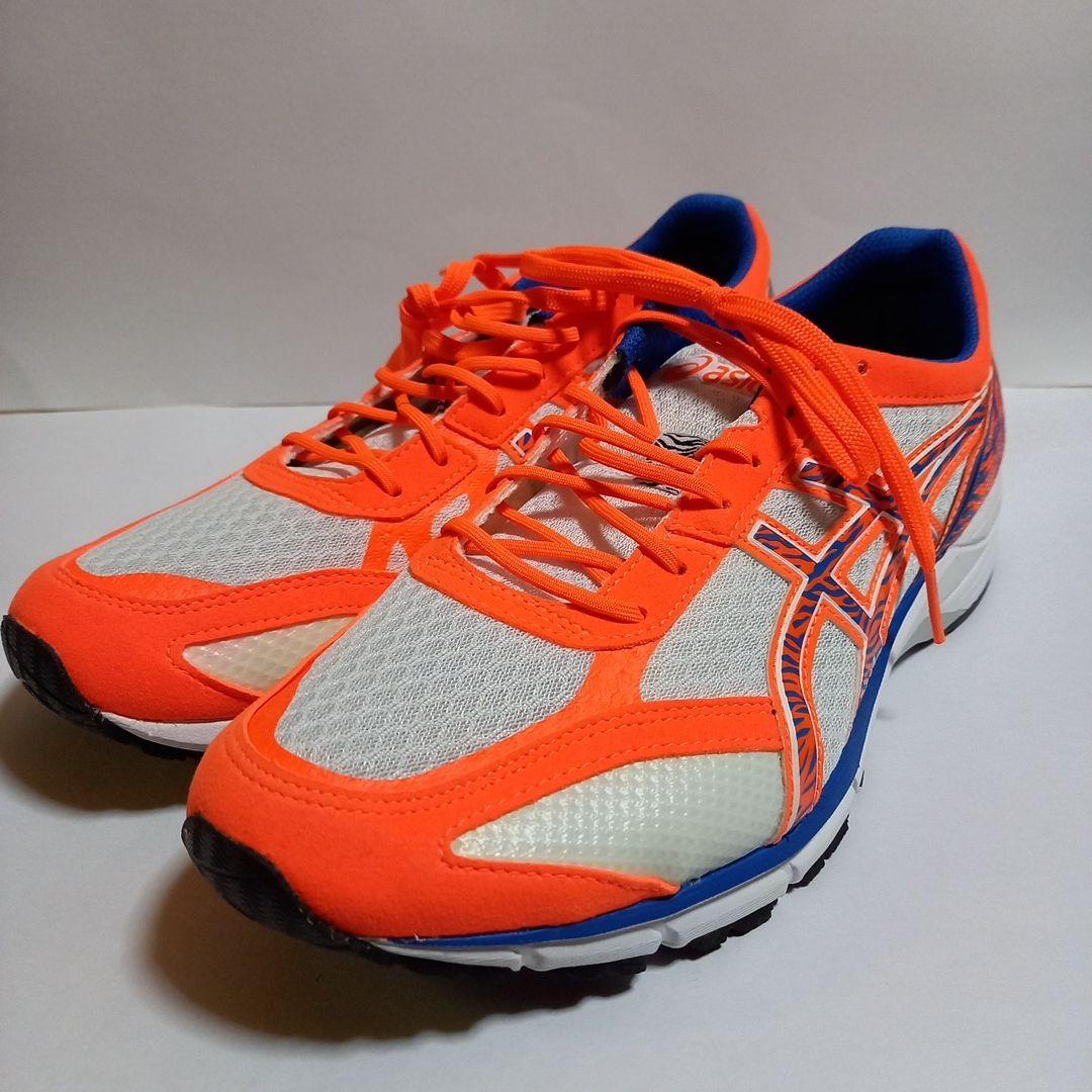 (未使用品) アシックス ヒートレーサー オレンジ 27cm