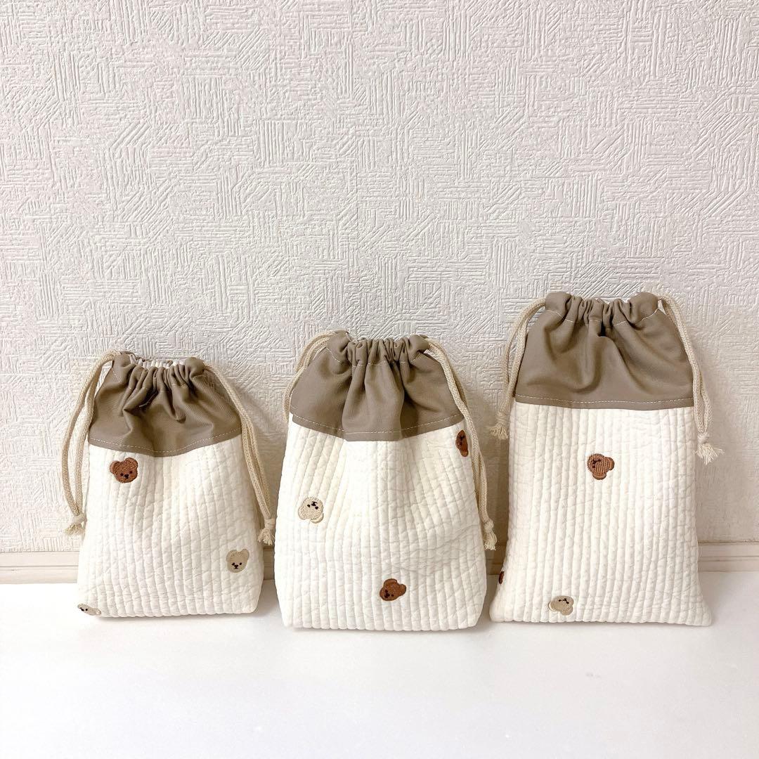 レッスンバッグ 上履き入れ　ナップサック　コップ袋　箸セット袋　道具袋