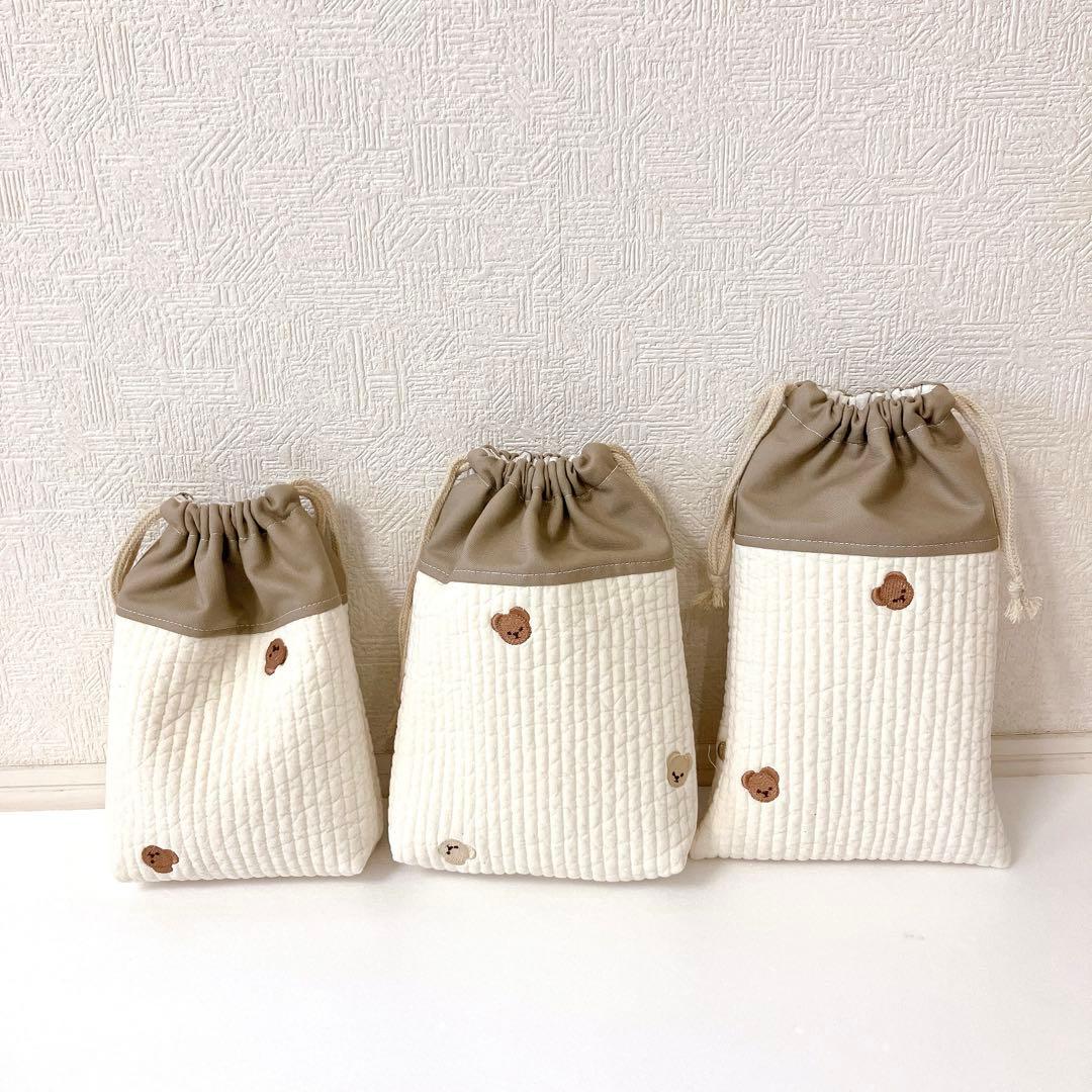 レッスンバッグ 上履き入れ　ナップサック　コップ袋　箸セット袋　道具袋