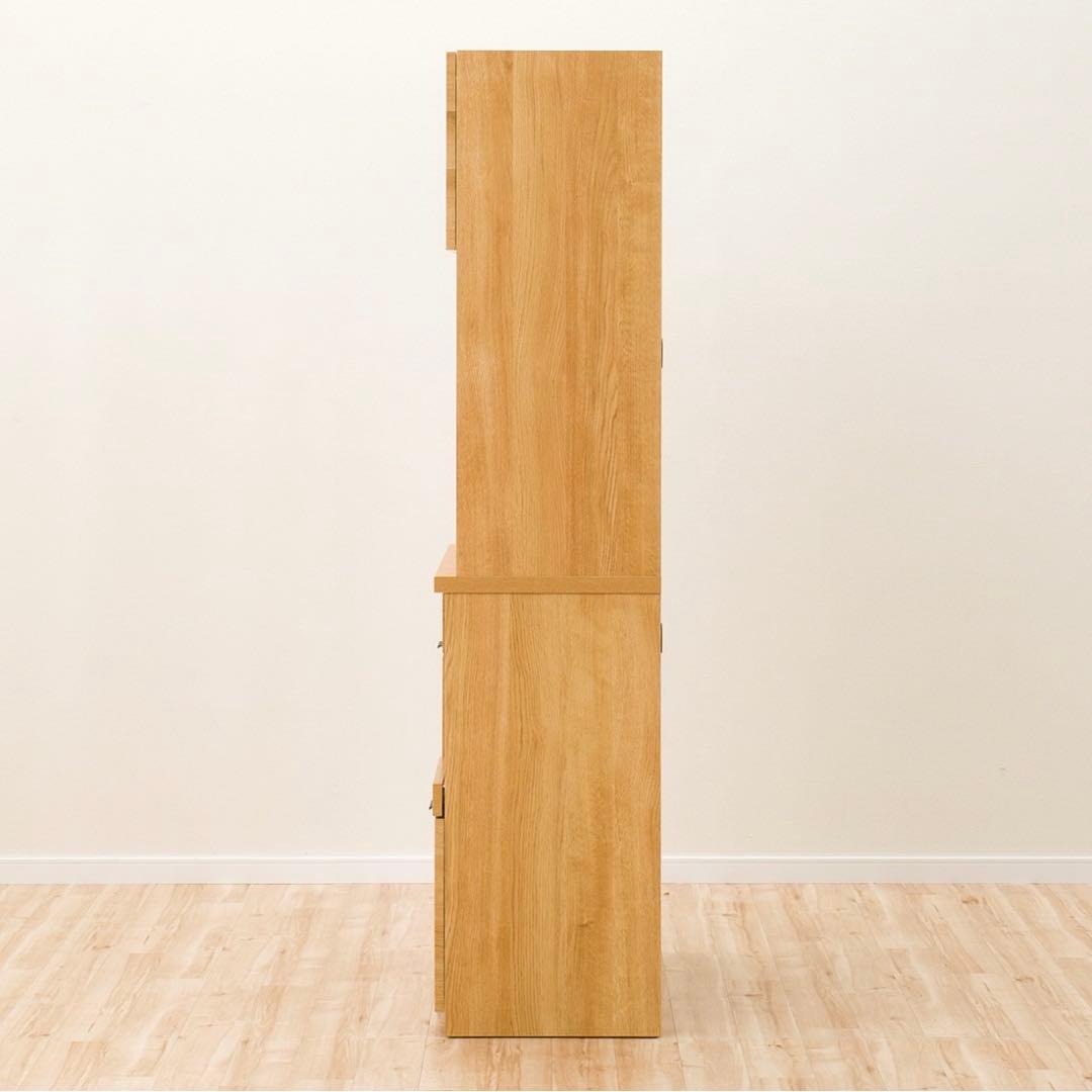 値下げ！【ニトリ】キッチンボード (エトナ 90KB LBR) ライトブラウン