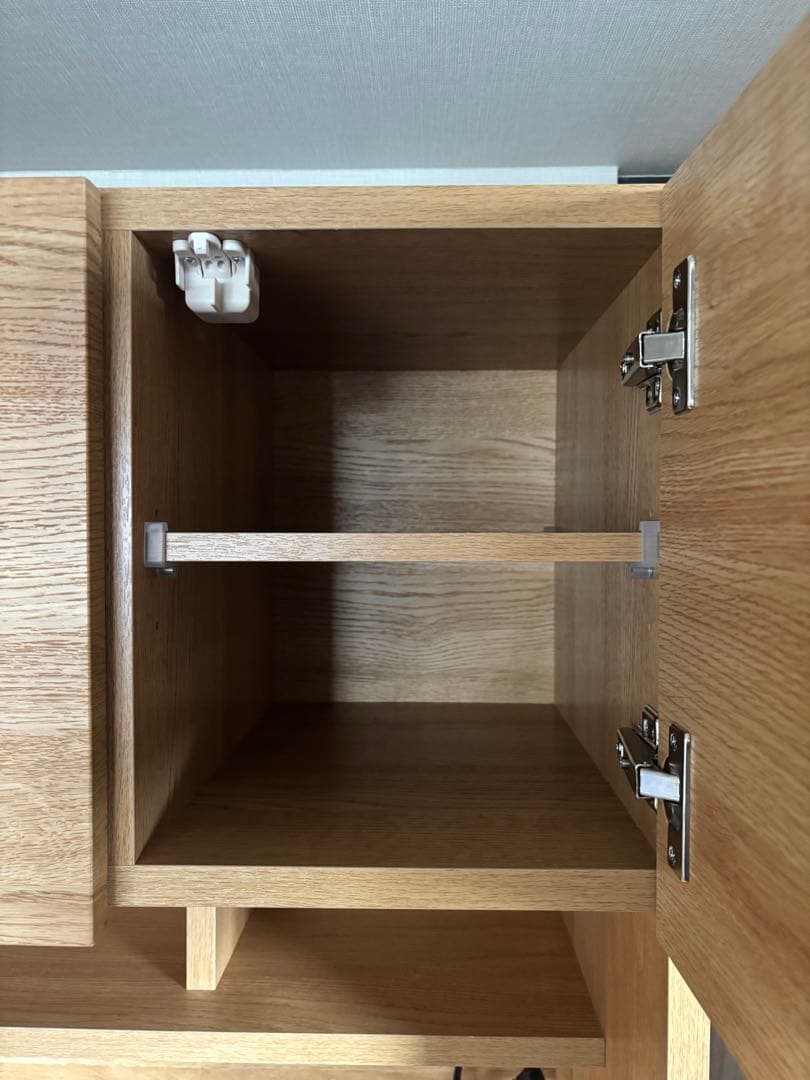 値下げ！【ニトリ】キッチンボード (エトナ 90KB LBR) ライトブラウン