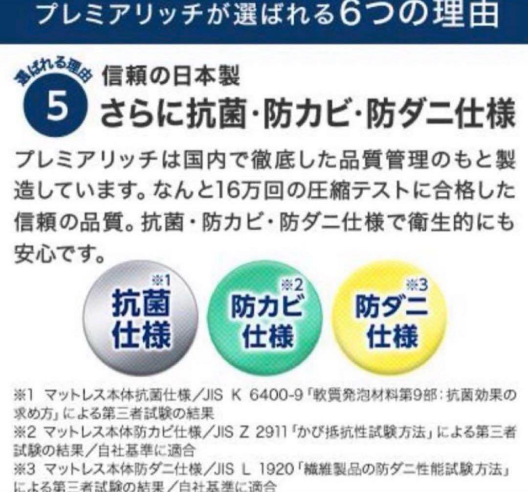 トゥルースリーパー プレミアムリッチ 洗える セミダブル