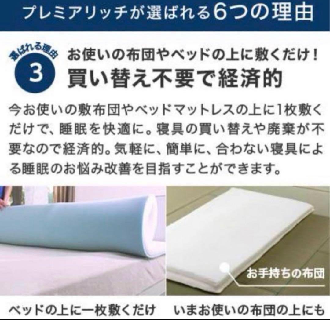 トゥルースリーパー プレミアムリッチ 洗える セミダブル