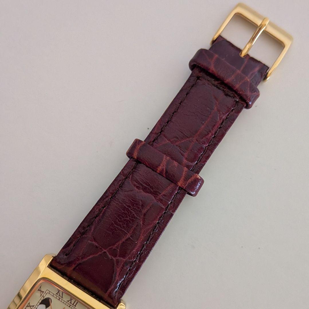 動作○ Vintage Disney Mickey Minnie 腕時計 希少