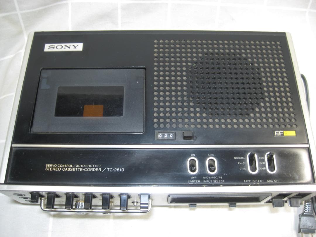 【昭和レトロ】ソニー ステレオカセットコーダー TC-2810 ジャンク扱い