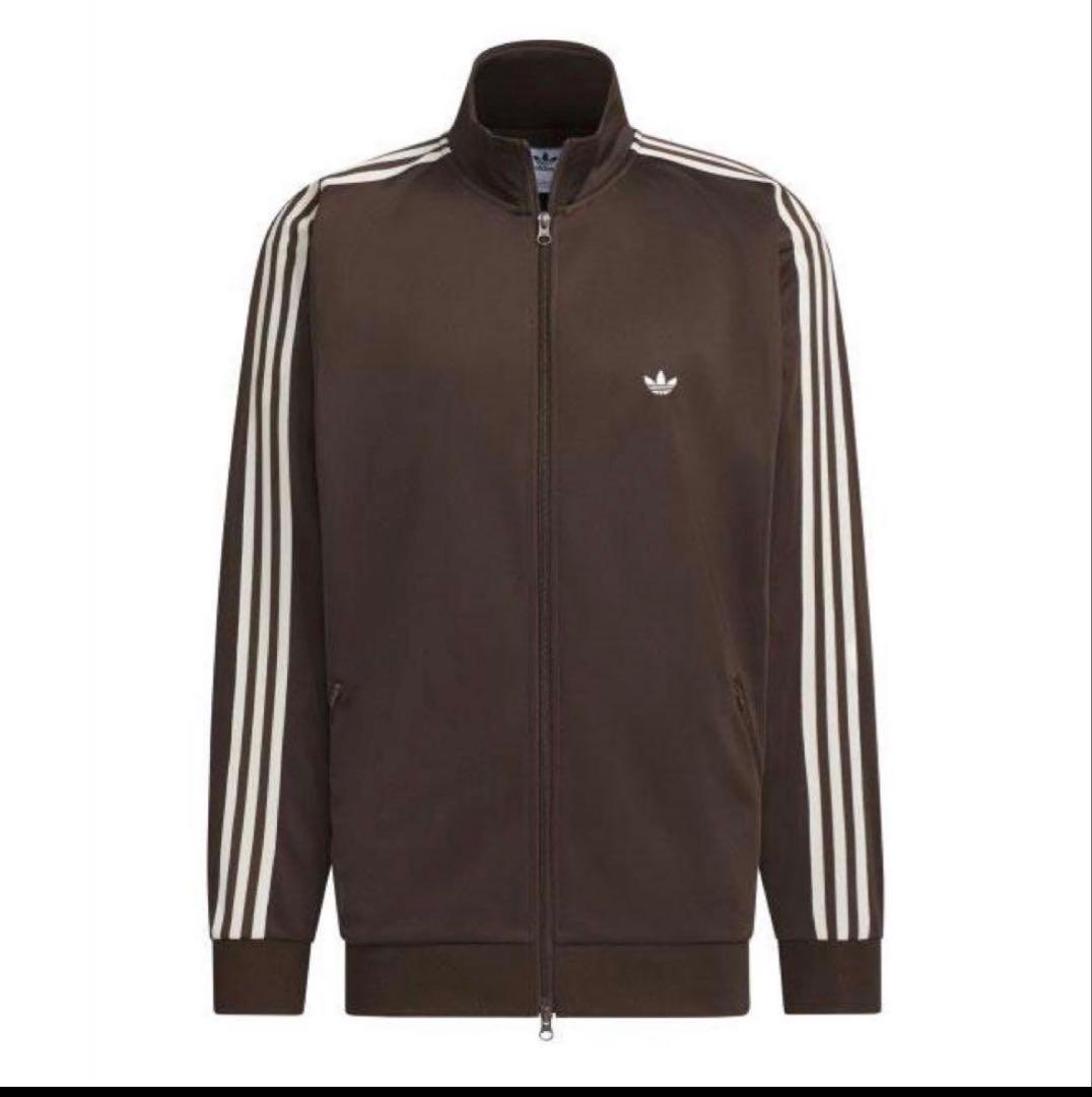 adidas ブラウン トラックジャケット L 最終値下げ‼️ 無言購入⭕️