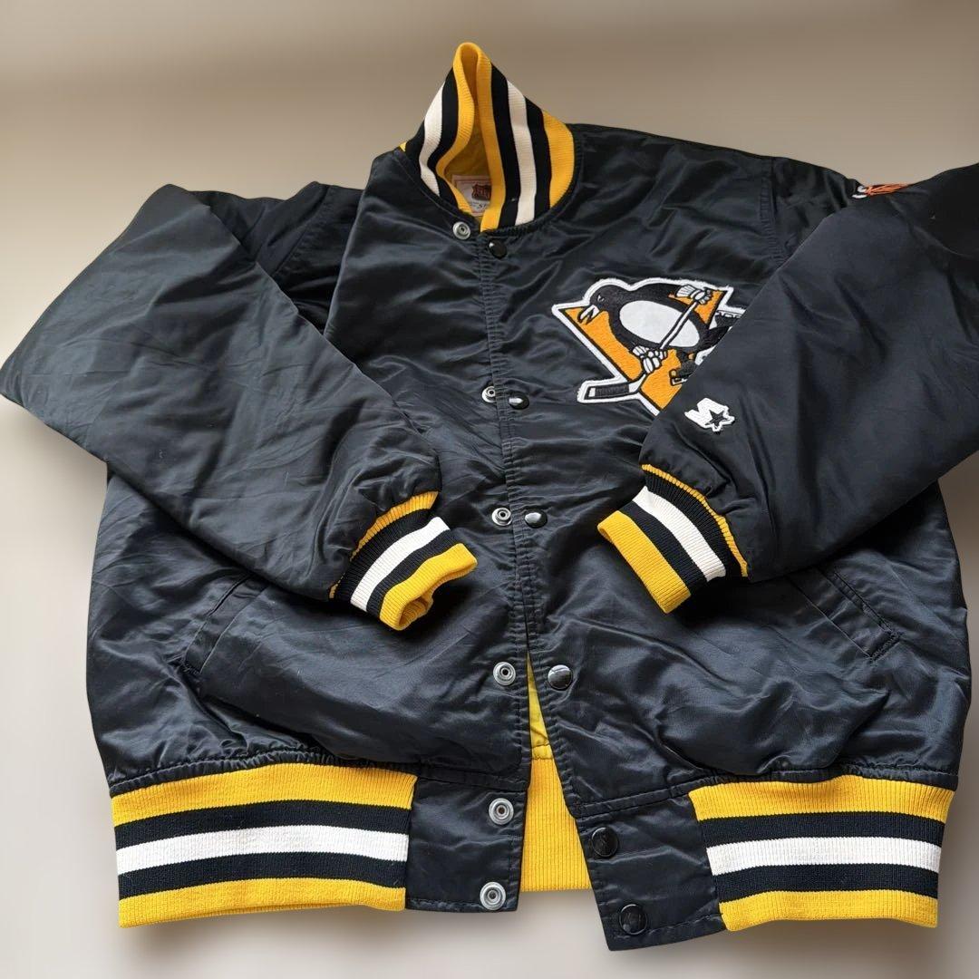 STARTER Pittsburgh Penguins スタジャン ブラック