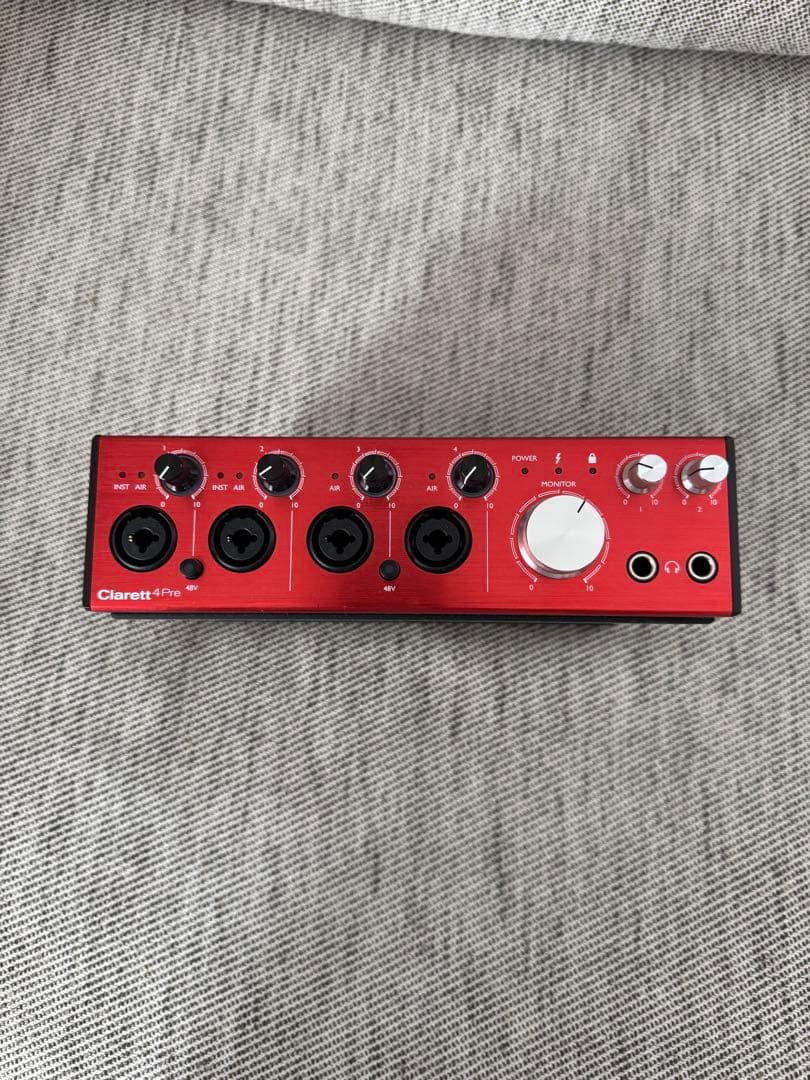Focusrite Clarett 4Pre オーディオインターフェース DTM