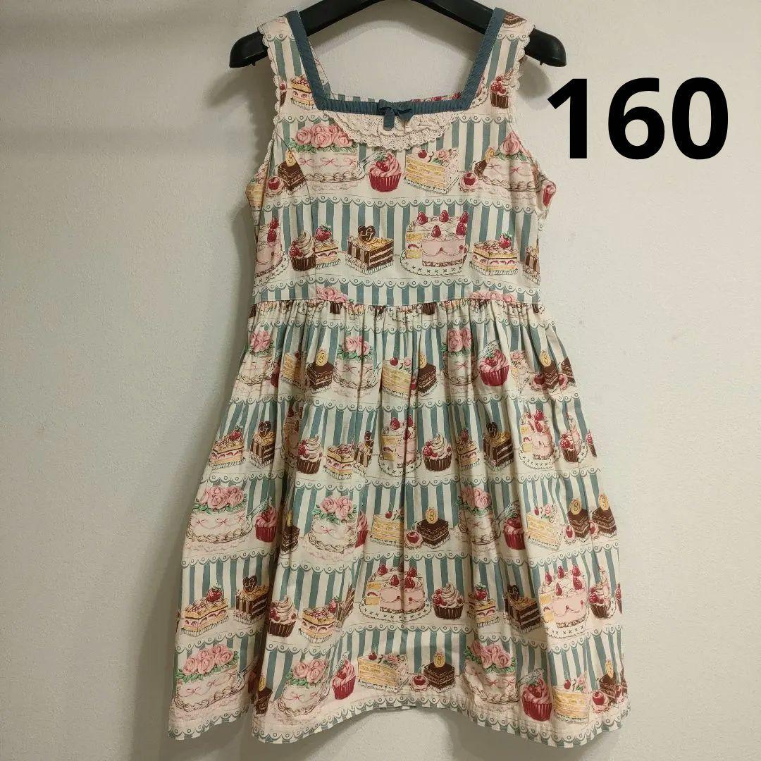 人気完売品！シャーリーテンプル パティスリー カップケーキ ワンピース160
