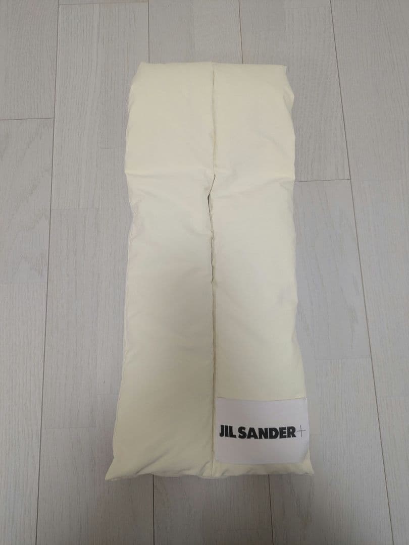 JIL SANDER ダウンマフラー ホワイト ジルサンダー