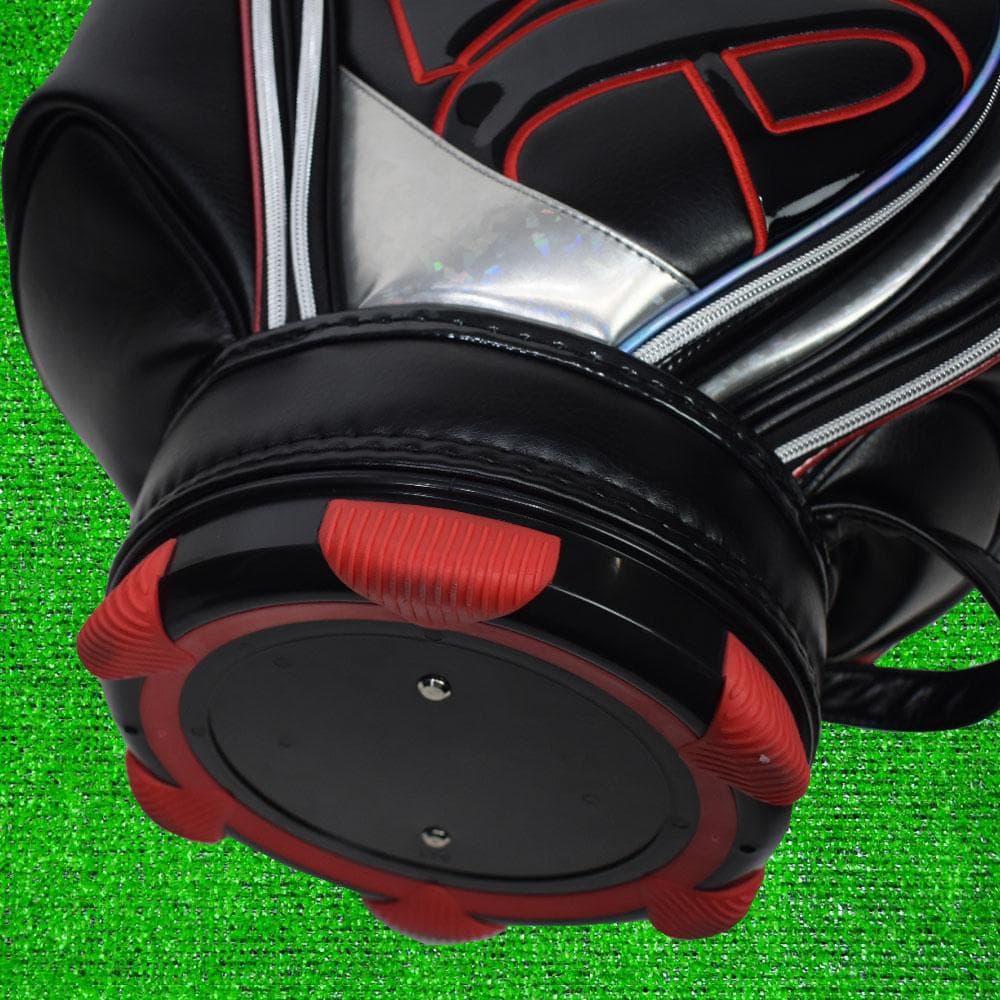 コカ・コーラ ハイグレード キャディバッグ９型【黒×赤】新品！