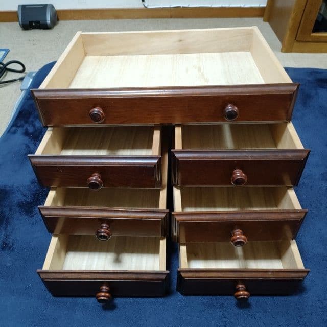 【希少】両袖文机　座机　ローデスク　書斎　 和家具　アンティーク　サクラ材